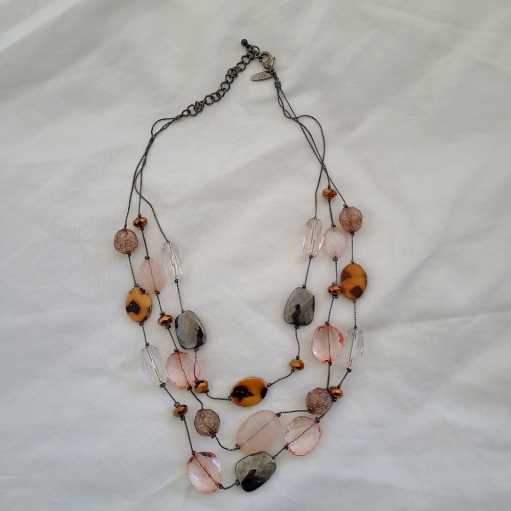 Peach Statement Necklace
